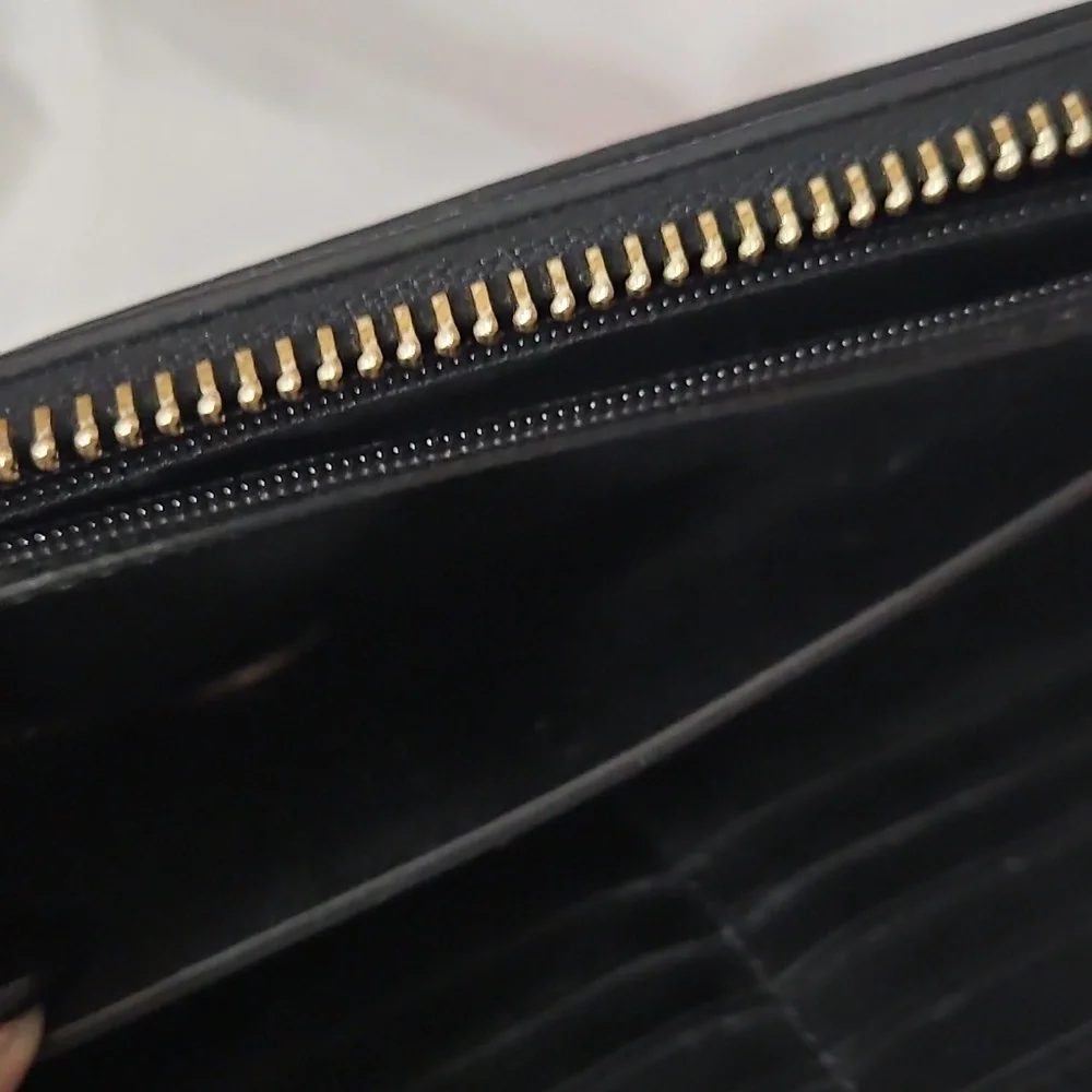 💖❤️Kate Spade Large Black Zippy Wallet - great condition❣️💕